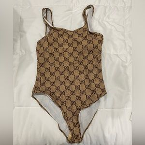 ‘Gucci’ one piece bathing suit
